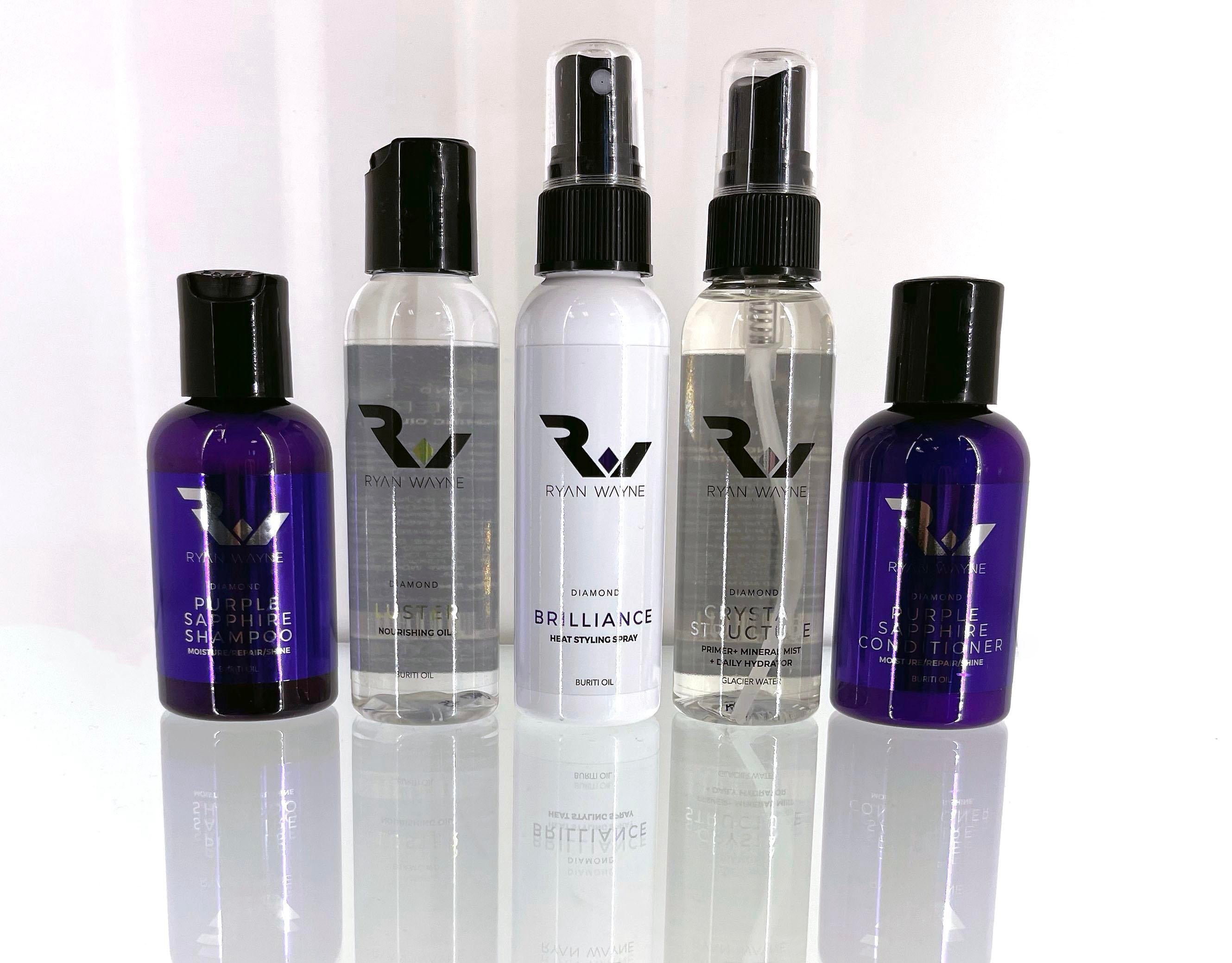Ryan Wayne Diamond travel-size product collection