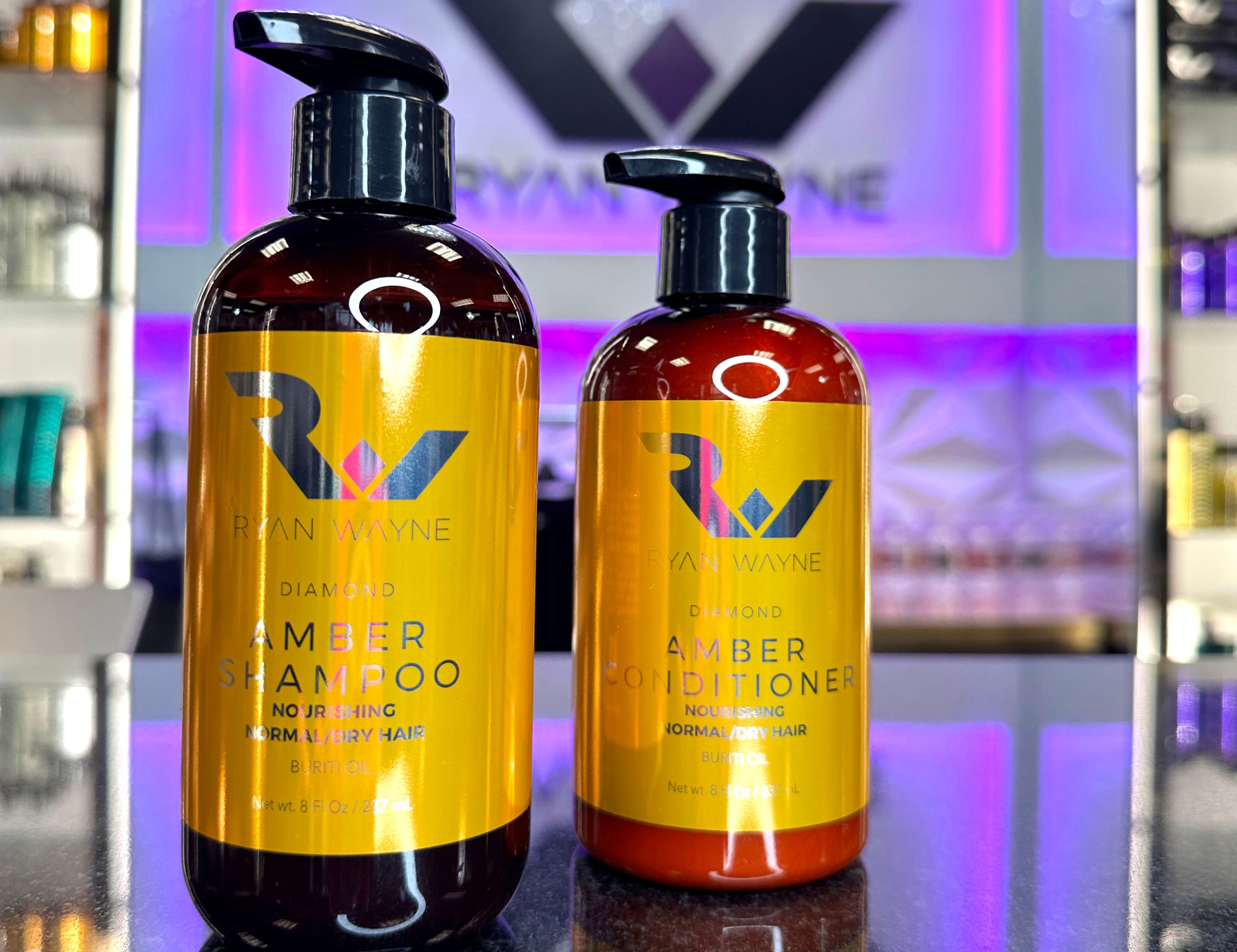 Ryan Wayne Diamond Amber shampoo and conditioner