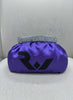 Purple satin headband with 'Ryan Wayne' branding on a gray background