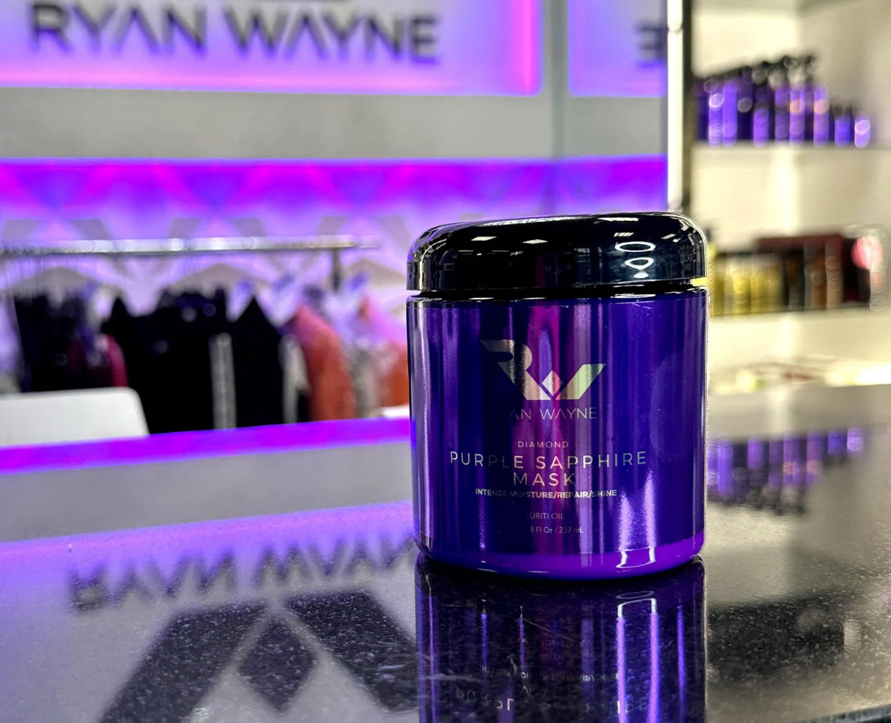 Ryan Wayne Purple Sapphire Hair Mask lifestyle image