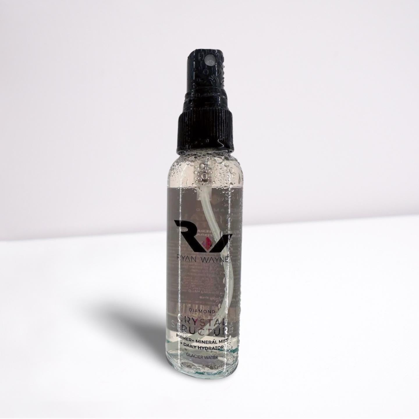 Ryan Wayne Crystal Structure travel-size bottle detail