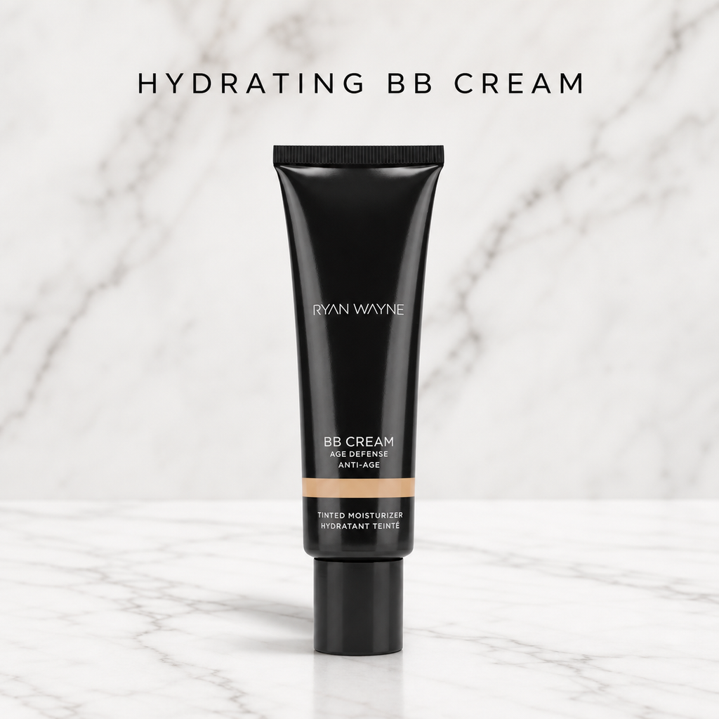 Ryan Wayne Hydrating BB Cream on white marble