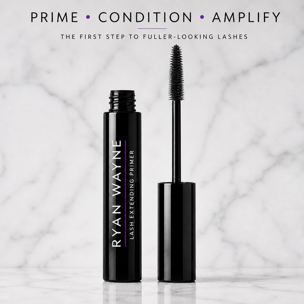 Ryan Wayne Lash Extending Primer with longways label and black wand