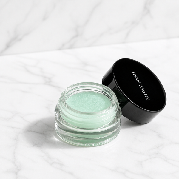 Ryan Wayne Mint Conditioning Lip Scrub on white marble