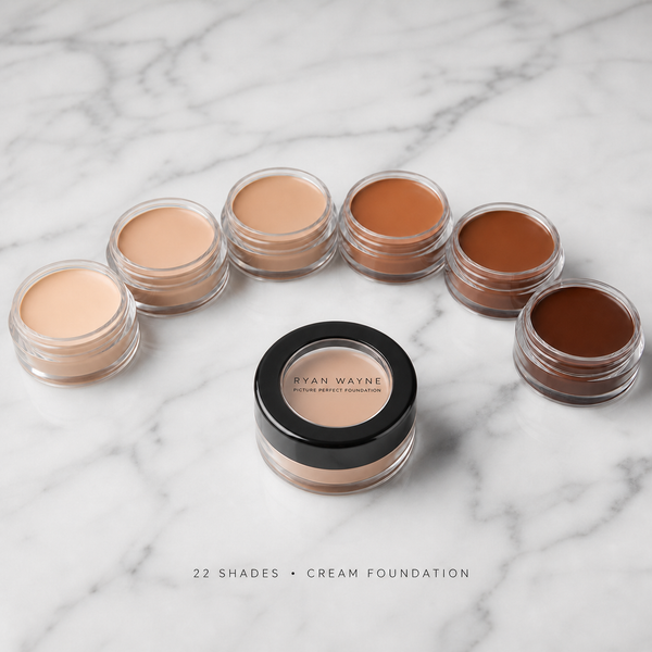 Ryan Wayne Picture Perfect Foundation with black perimeter and clear window lid