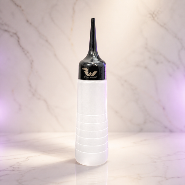 Ryan Wayne Shampoo Foam Bath Mixing Bottle on white marble