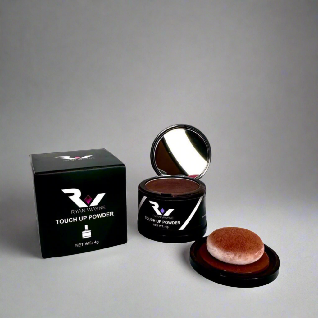 Original Ryan Wayne Touch-Up Powder packaging and compact